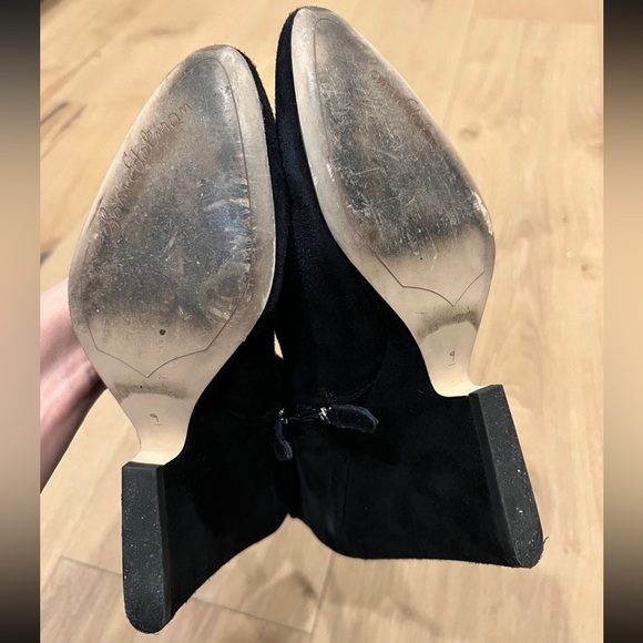 Sam Edelman Suede Black Booties size 9 - Picture 4 of 5